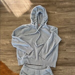 Eberjey Cozy Matching Set in Blue